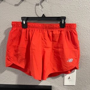 New Balance Women's Vibrant Red Athletic Shorts
